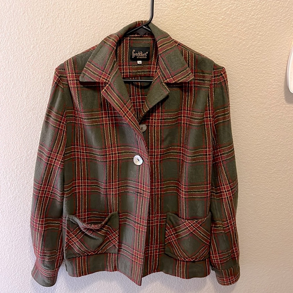 Freddie’s of Pinewood wool jacket. Size 14 UK/10 US